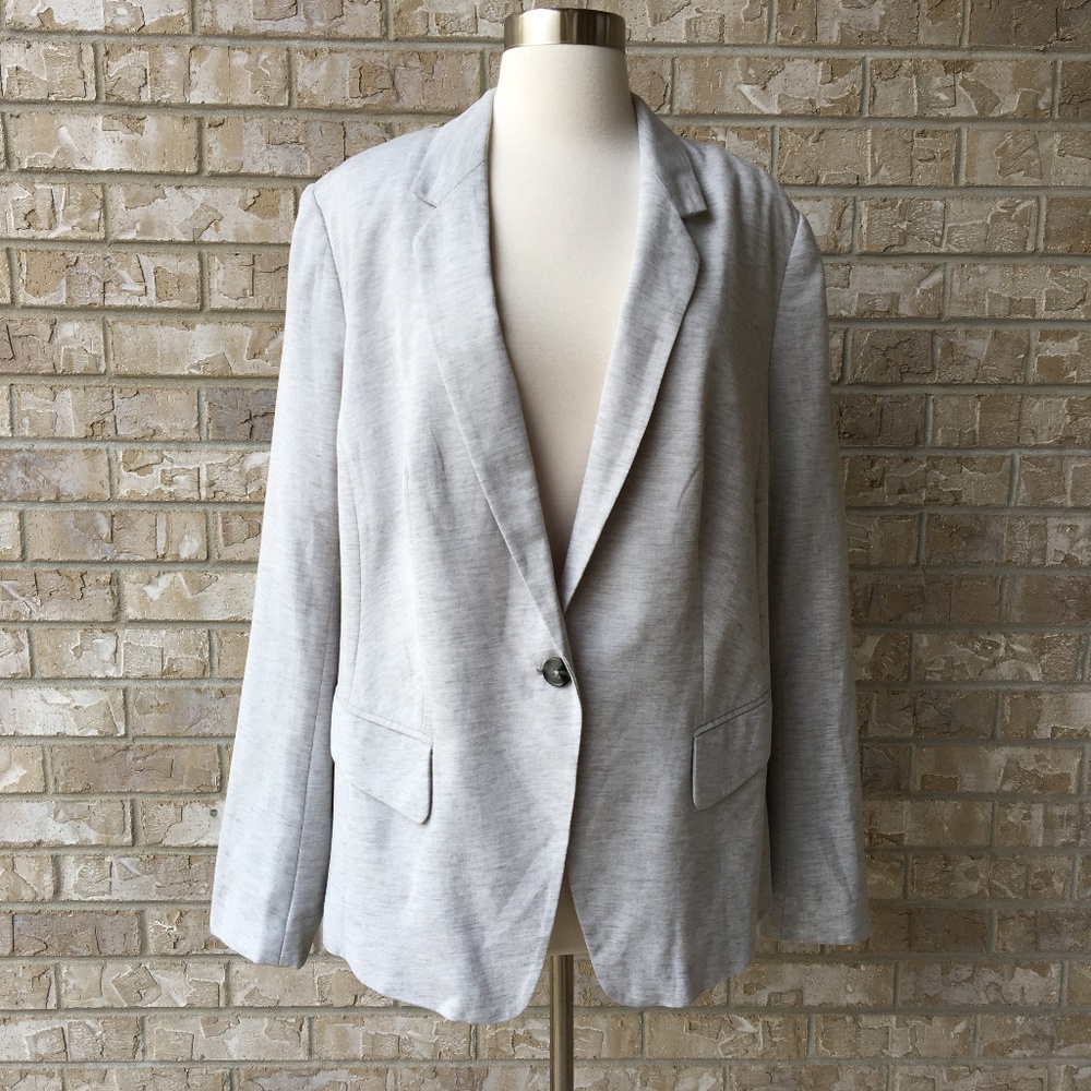 NWT Lane Bryant Lined One Button Blazer Size 18